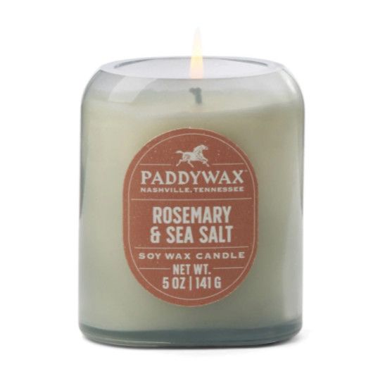 Nashville Denim Blue Glass Candle | Rosemary + Sea Salt 5oz