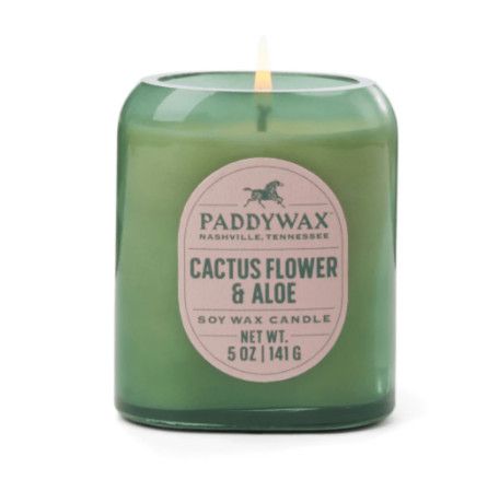 Nashville Cactus Green Glass Candle | Cactus Flower + Aloe 5oz