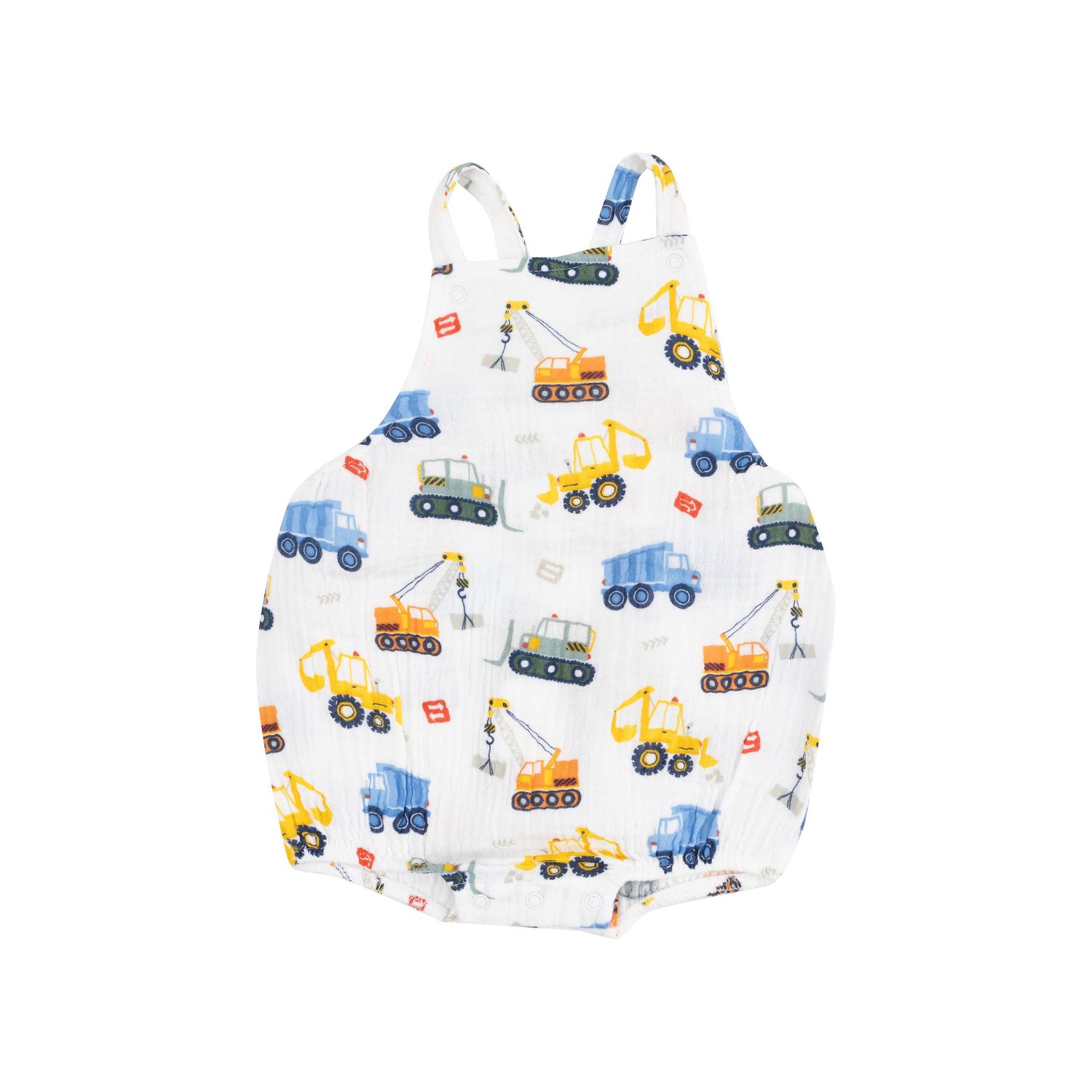 Cool Construction Pocket Sunsuit, Size: 0-3M