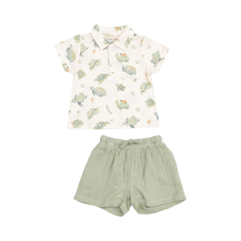 Sea Turtle Polo Shirt + Shorts
