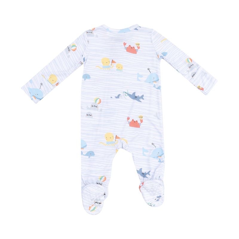 Sea Stripe Footie