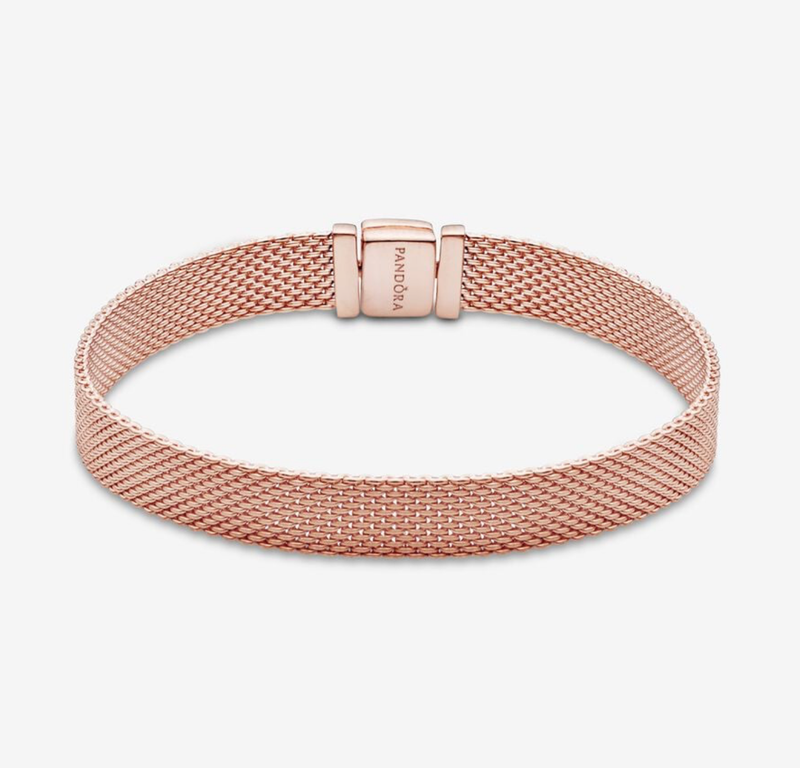 PANDORA™ Rose Gold Reflexions™ Mesh Bracelet
