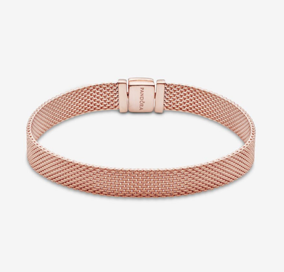 PANDORA™ Rose Gold Reflexions™ Mesh Bracelet