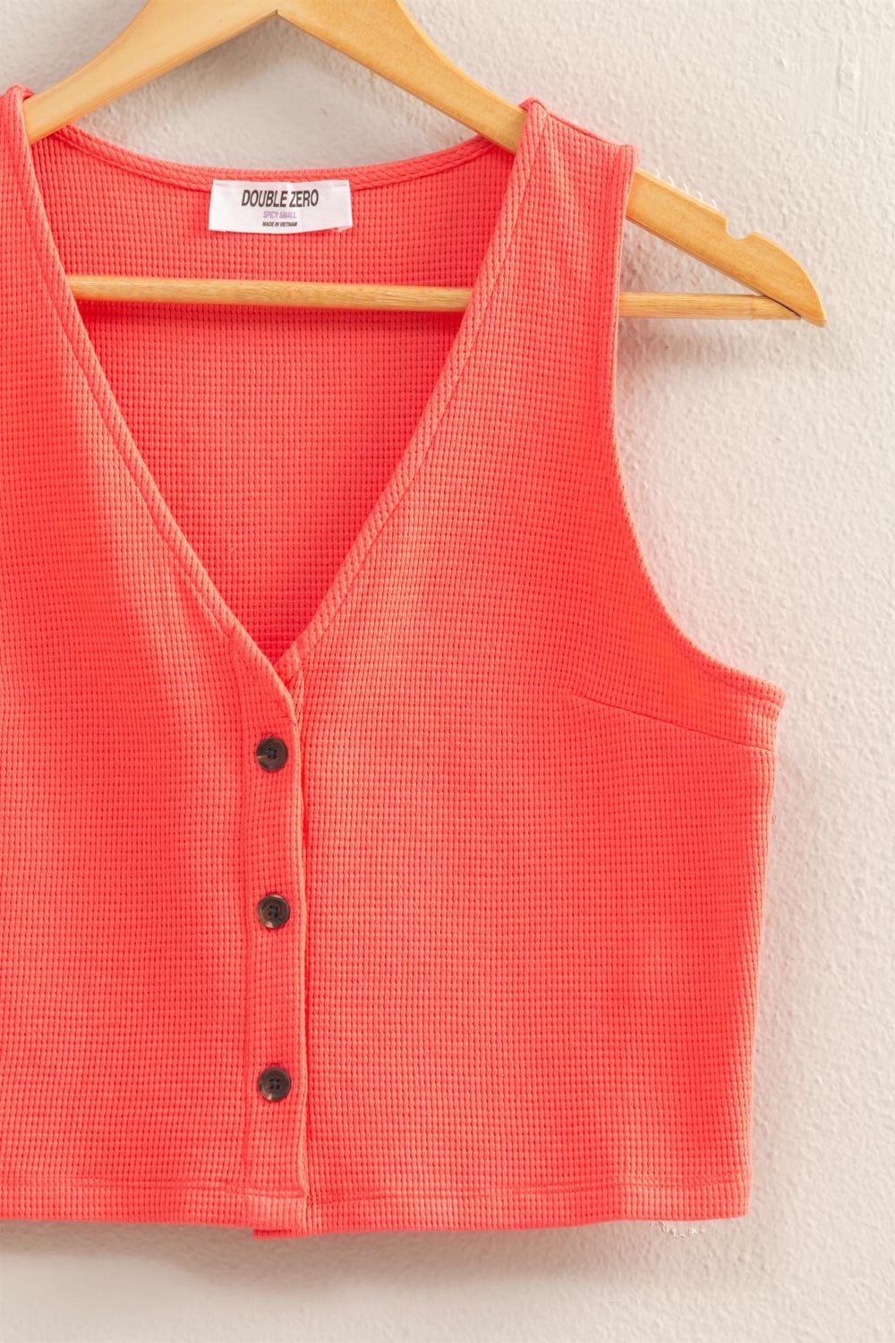 The Reef Top, Color: Coral, Size: S