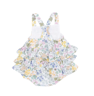 Samantha Floral Ruffle Sunsuit