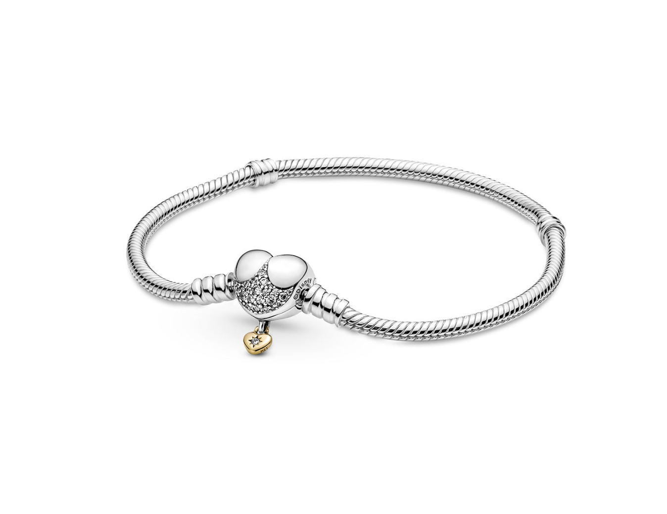 PANDORA™ Disney Princesses Snake Chain Sterling Silver  Bracelet