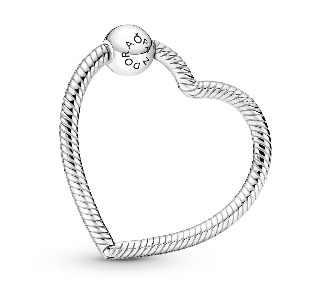PANDORA™ Heart Sterling Silver Pandora Charm Holder