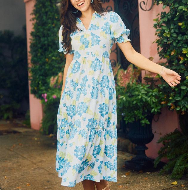 The Molly Lovely Day Dress | Blue, Size: XS