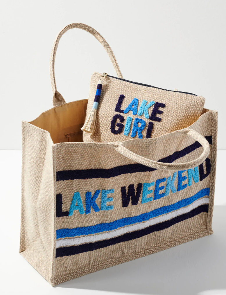 Lake Weekend Beach Bag | Natural