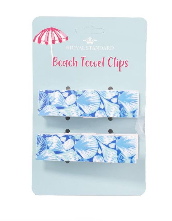 Sanibel Beach Towel Clips Sapphire/Sky/Palace Blue