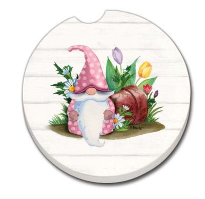 Spring Gnome Car Coaster