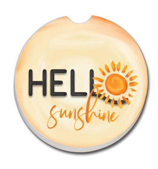 Hello Sunshine Car Coaster