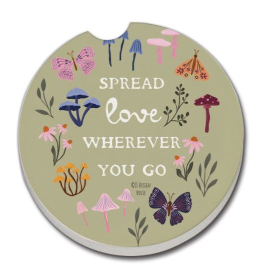 Spread Love Car Coaster