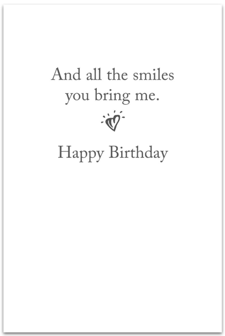Smiling Fallow Deer Birthday Card