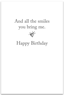 Smiling Fallow Deer Birthday Card