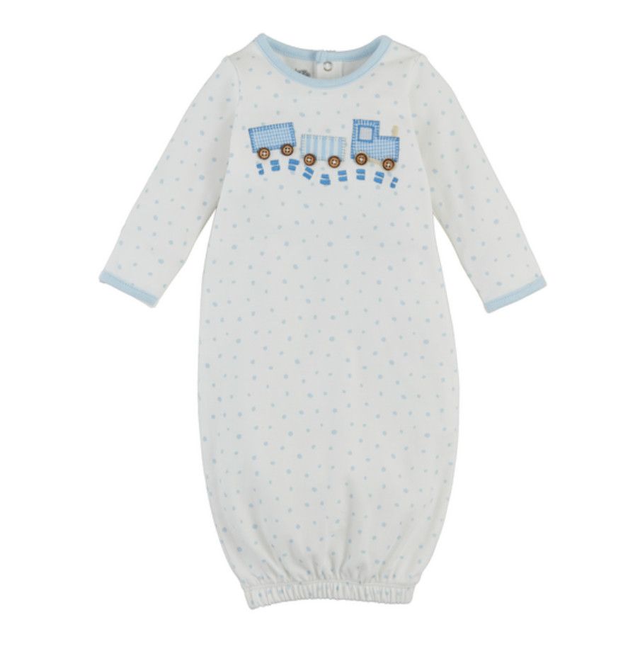 Train Applique Baby Gown