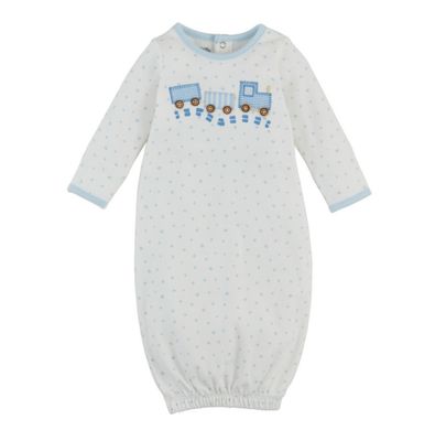 Train Applique Baby Gown