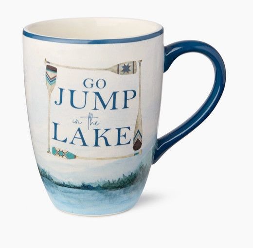 Go Jump in the Lake Oars Mug