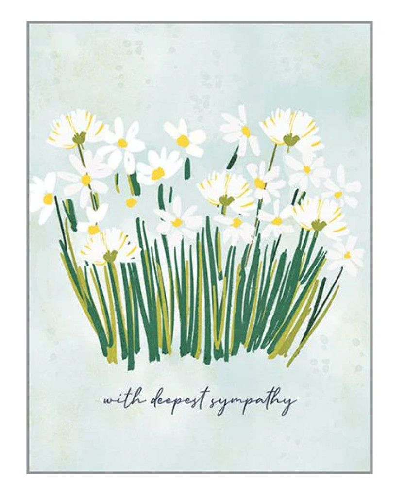 Daisies Sympathy Card