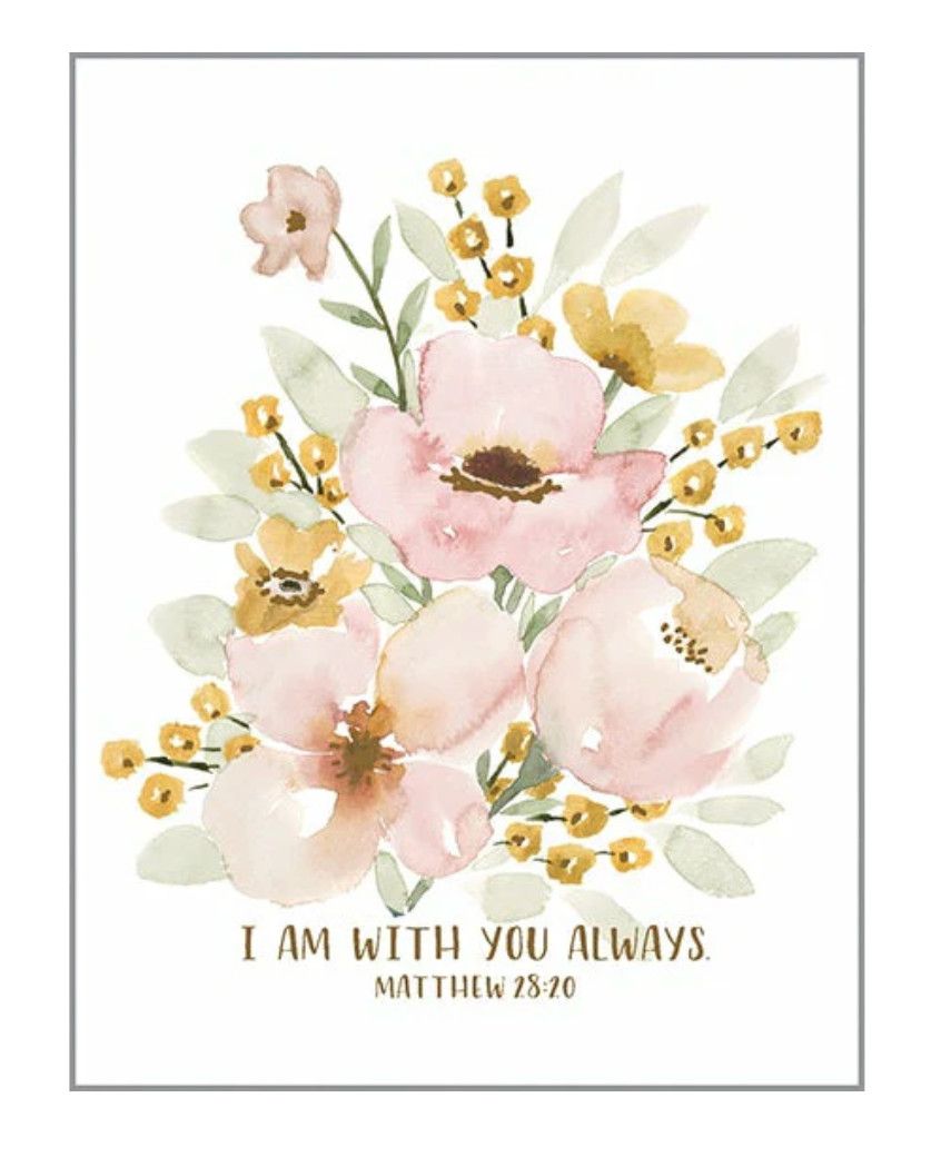With You Always Scripture Card