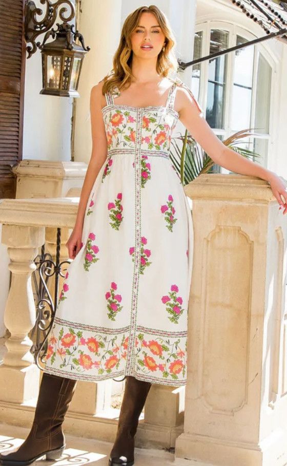 The Asher Tie Strap Dress, Size: XS