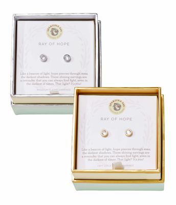 SLV Ray of Hope/Gem Stud Earrings