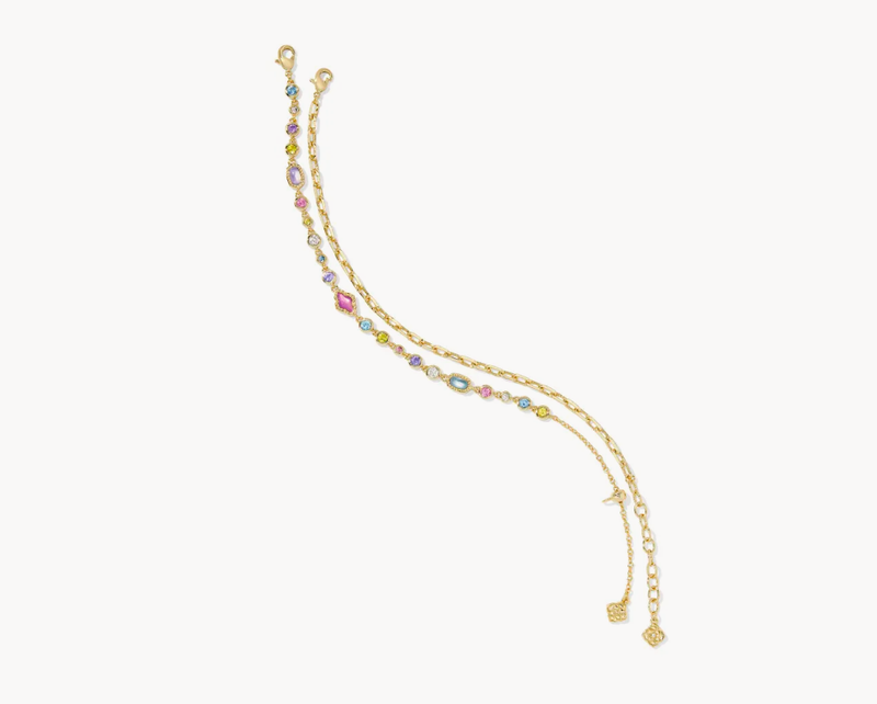 The Mini Elisa Abbie Set Bracelet Gold Multi Mix