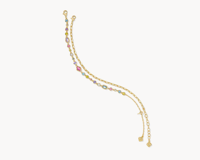 The Mini Elisa Abbie Set Bracelet Gold Multi Mix