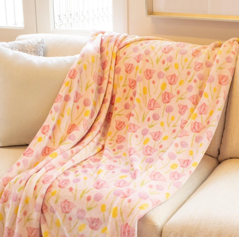 Tulip Fields Throw | 50x60
