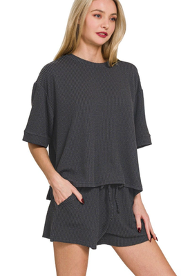 The Elio Ribbed Set