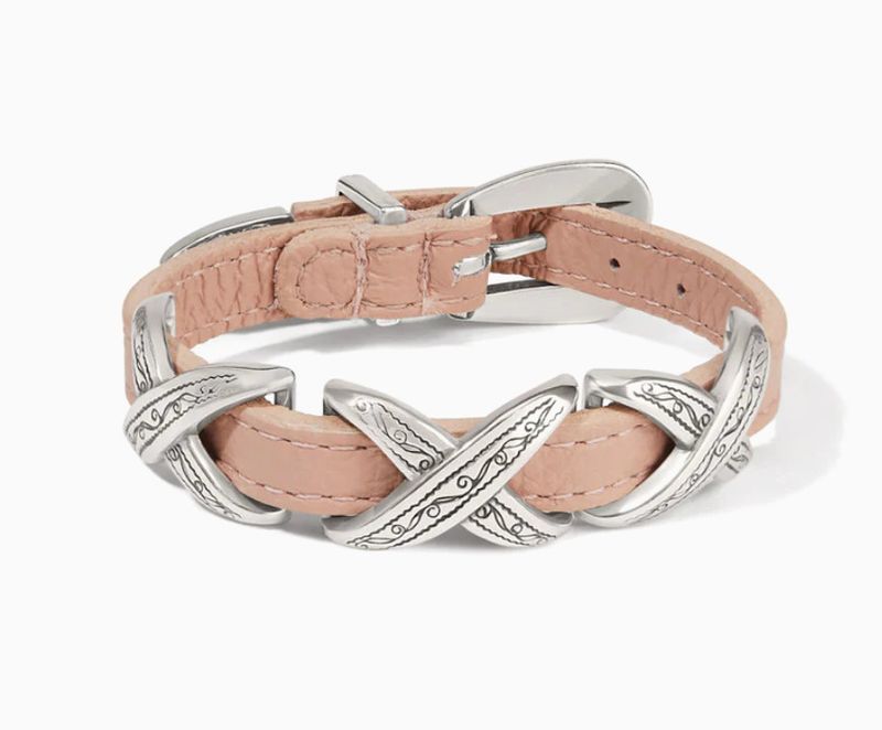 Kriss Kross Etched Bandit Pink Bracelet