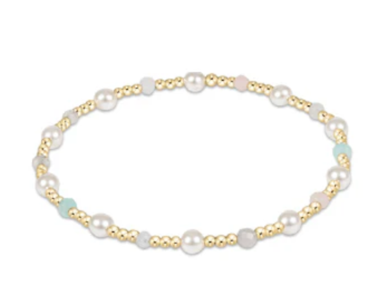 Pearl Sincerity Pattern 4mm Bead Bracelet