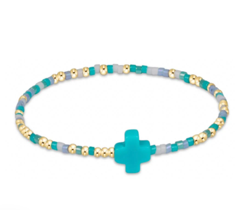 Hope Unwritten Signature Cross Bracelet