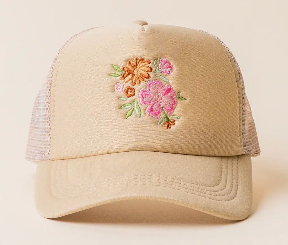 Flowers Trucker Hat