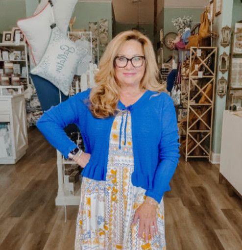 The Boca Cardigan, Color: Royal, Size: XS