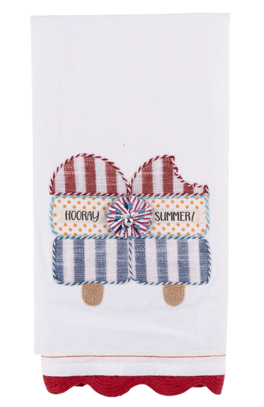 Hooray Summer Popsicles Tea Towel
