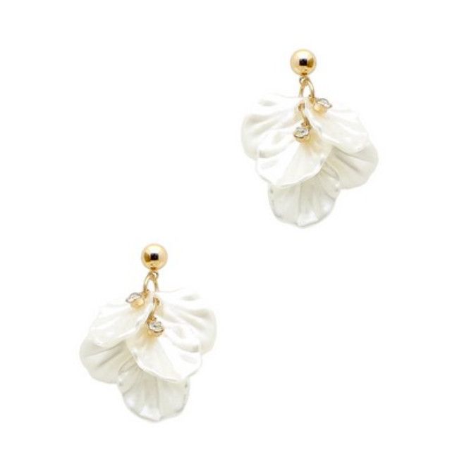 The Pookie Earrings | White