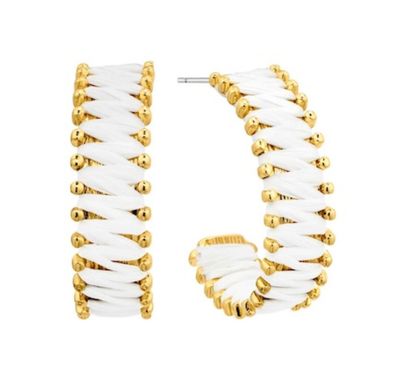 The Nora Earrings | White