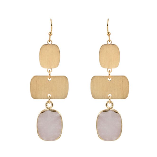 The Nash Earrings | Pink Gold