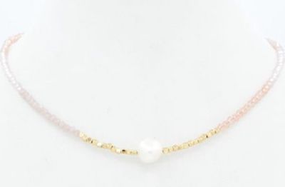 The Bobby Necklace | Pink Quartz