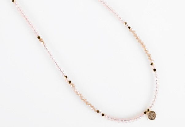 The Bitsy Necklace | Light Pink