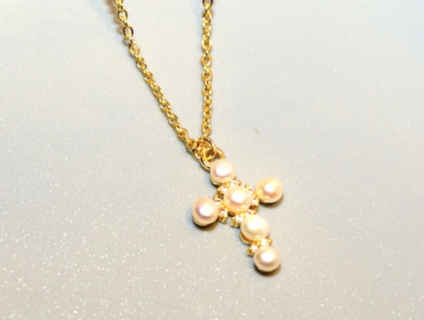 Abe Pearl Necklace 18k, Color: Gold