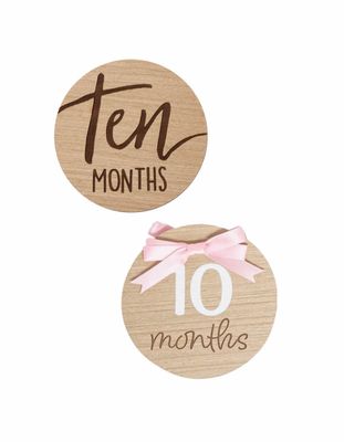 Baby Wooden Milestone Marker Photo Props