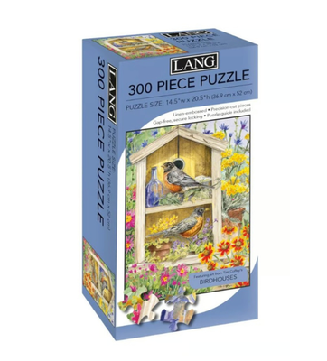 Birdhouse Blooming 300 Piece  Puzzle