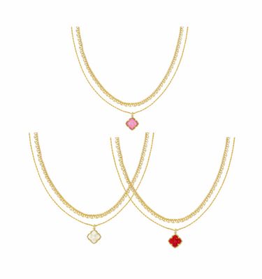 The Mallory Rose Multi-Strand Gold Necklace 