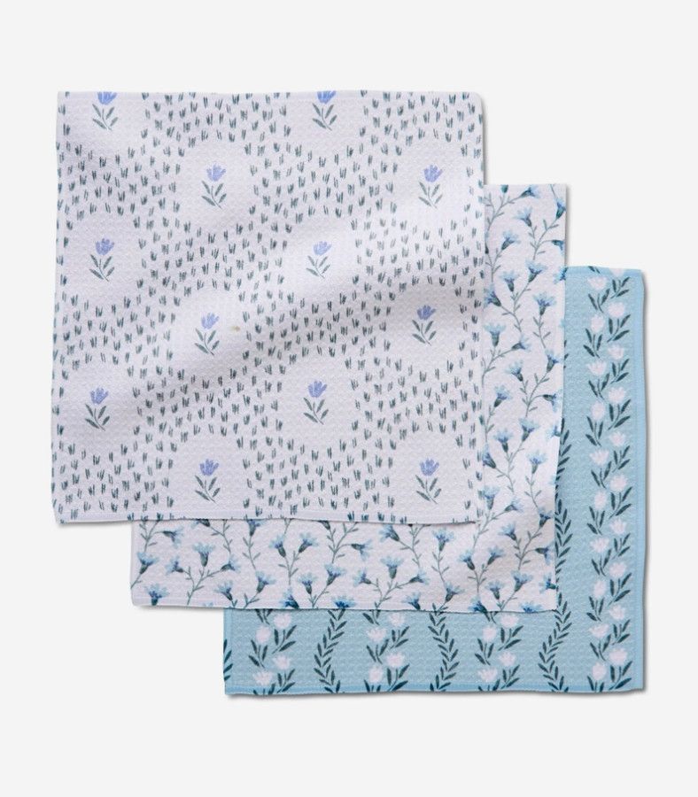 Trailing Farmhouse Florals Dishcloth Set