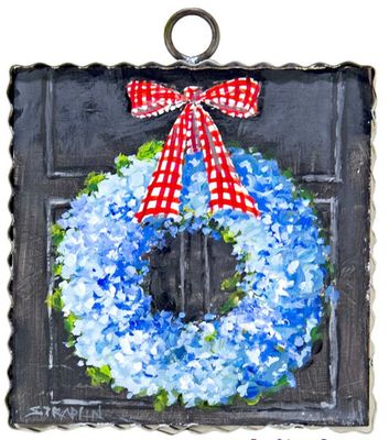 Round Top© Attachment | Mini All American Hydrangea Wreath Print
