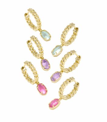 The Emilie Gold Huggie Earring