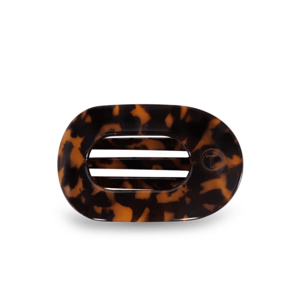 Teleties™ Flat Round Hair Clip | Tortoise, Size: Small