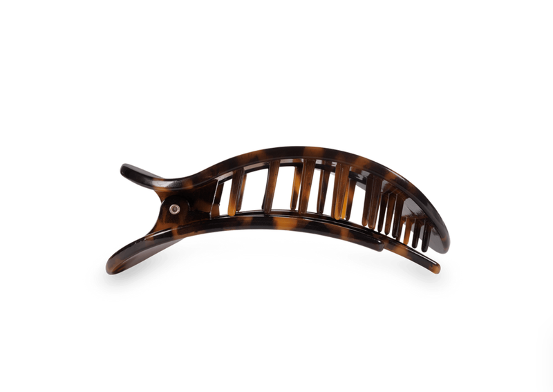 Teleties™ Flat Round Hair Clip | Tortoise